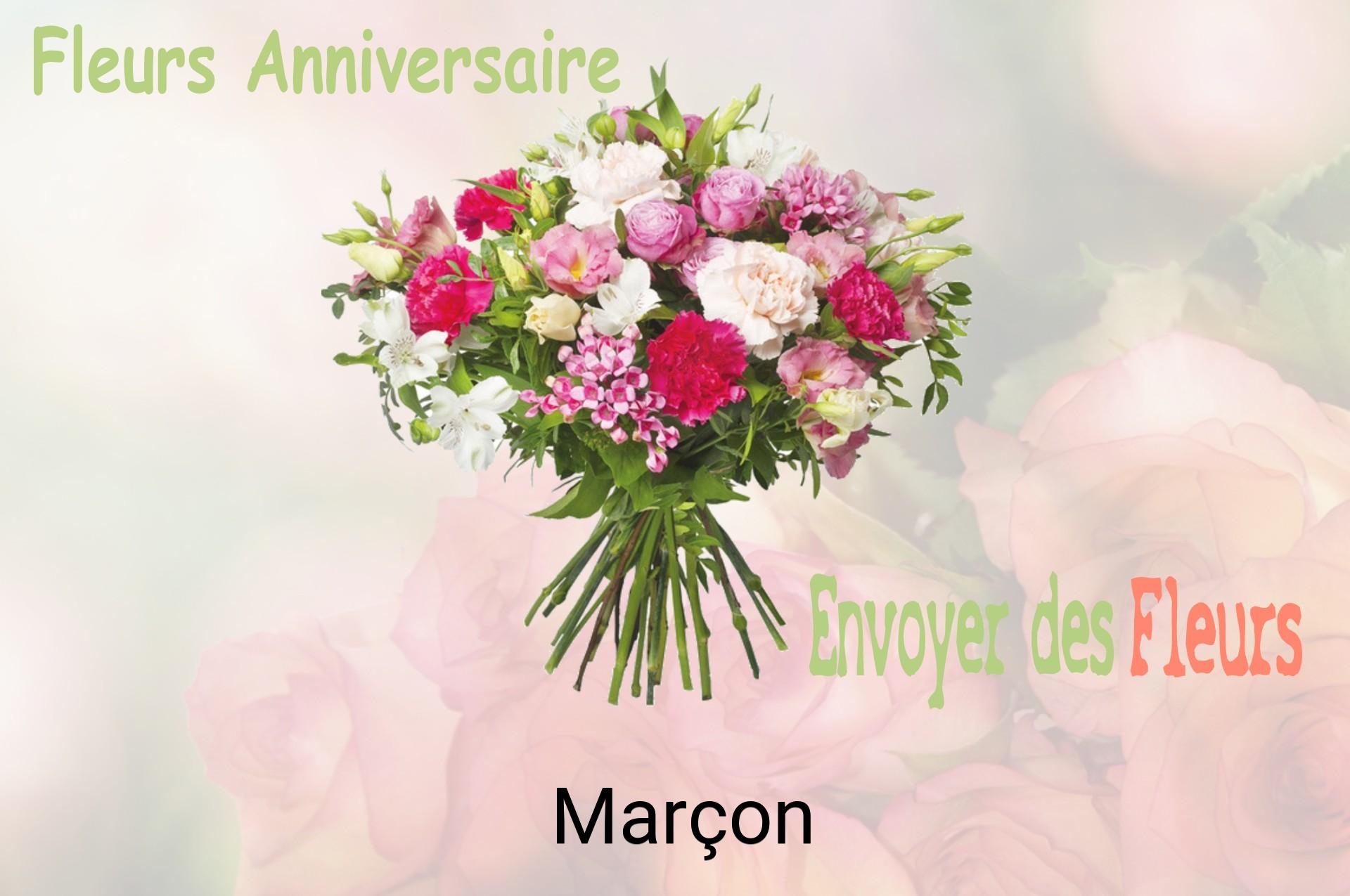 Bouquet de fleurs d’anniversaire livré à Marçon
